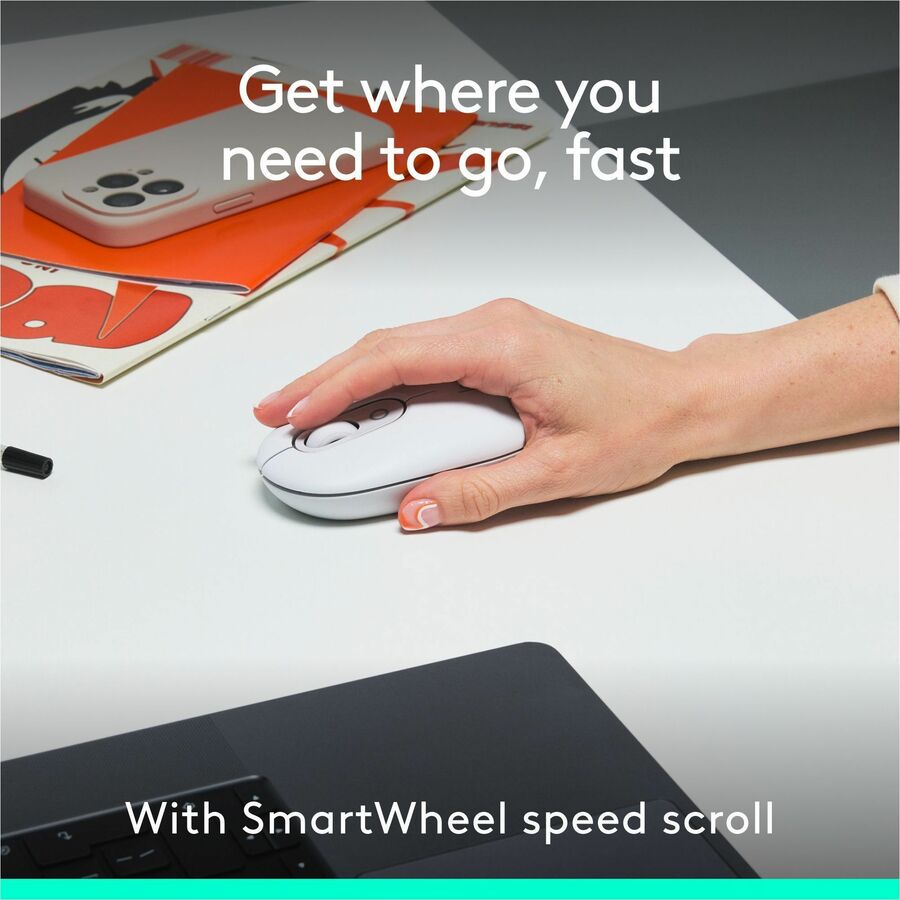 Logitech POP Icon Combo Bluetooth Keyboard and Mouse - Comfortable, Quiet, and Customizable