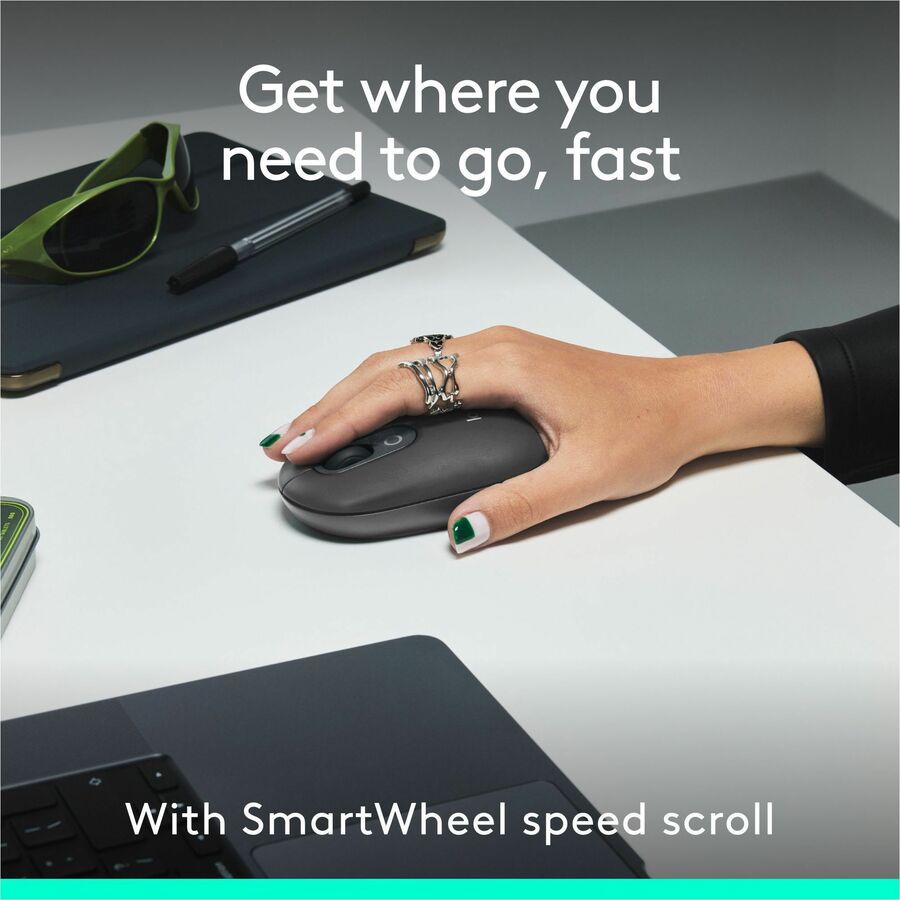 Logitech POP Icon Combo Bluetooth Keyboard and Mouse with Customizable Keys, Quiet Clicks, and Multi-Device Support