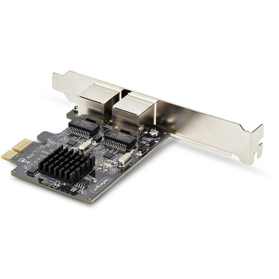 StarTech.com 2-Port Gigabit PCIe Network Adapter Card, RTL8111H, TAA Compliant