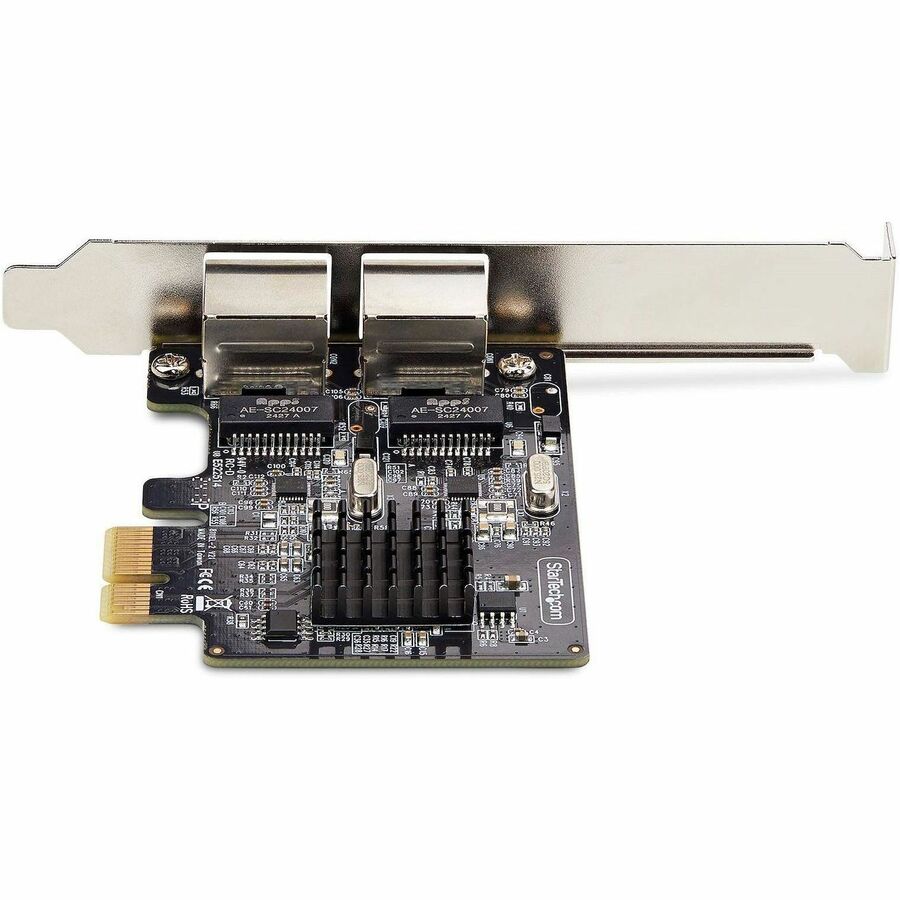 StarTech.com 2-Port Gigabit PCIe Network Adapter Card, RTL8111H, TAA Compliant