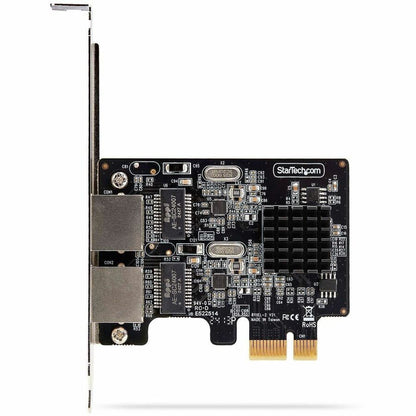 StarTech.com 2-Port Gigabit PCIe Network Adapter Card, RTL8111H, TAA Compliant
