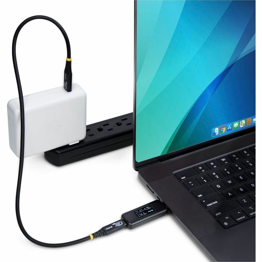 StarTech.com USBC-PWRTESTER USB-C Power Tester with Digital OLED Display
