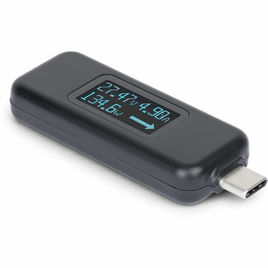 StarTech.com USBC-PWRTESTER USB-C Power Tester with Digital OLED Display