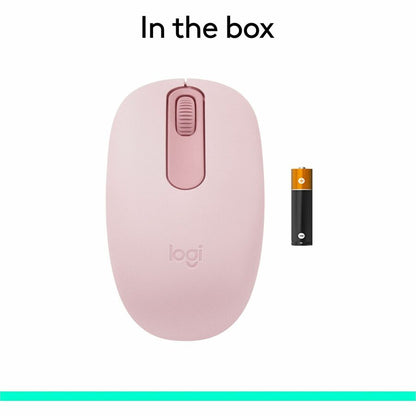 Logitech M196 Bluetooth Wireless Mouse - Compact, Portable, Rose