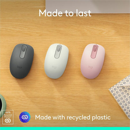 Logitech M196 Bluetooth Wireless Mouse - Compact, Portable, Rose