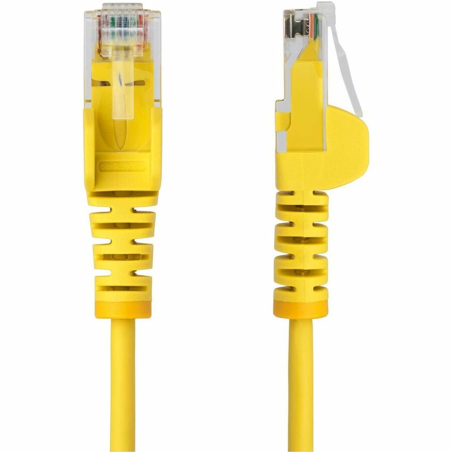 StarTech.com 5ft Yellow Slim Cat6 Ethernet Cable with Snagless RJ45 Connectors and LSZH Jacket