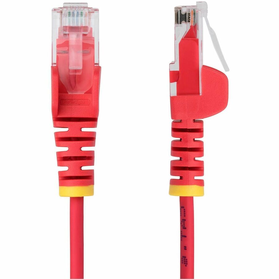 StarTech.com 5ft Red Slim CAT6 Ethernet Cable with Snagless RJ45 Connectors and LSZH Jacket