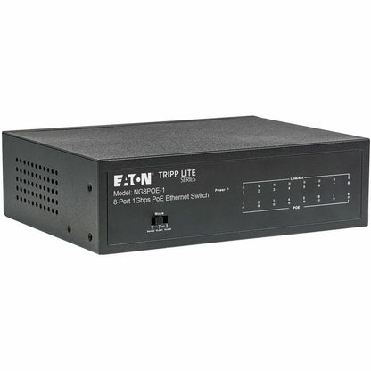 Eaton Tripp Lite Series NG8POE-1 8-Port Gigabit Ethernet Switch with PoE+ for Small Offices