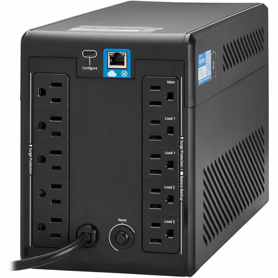 Eaton Tripp Lite Series 1000VA 600W Line-Interactive Cloud-Connected UPS with Remote Monitoring and LCD Display
