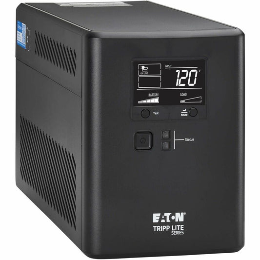 Eaton Tripp Lite Series 1000VA 600W Line-Interactive Cloud-Connected UPS with Remote Monitoring and LCD Display