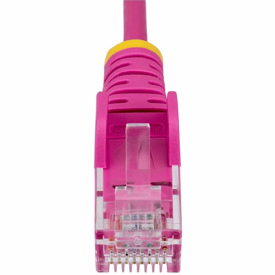 StarTech.com 50ft Pink Slim CAT6 Ethernet Cable with Snagless RJ45 Connectors and LSZH Jacket