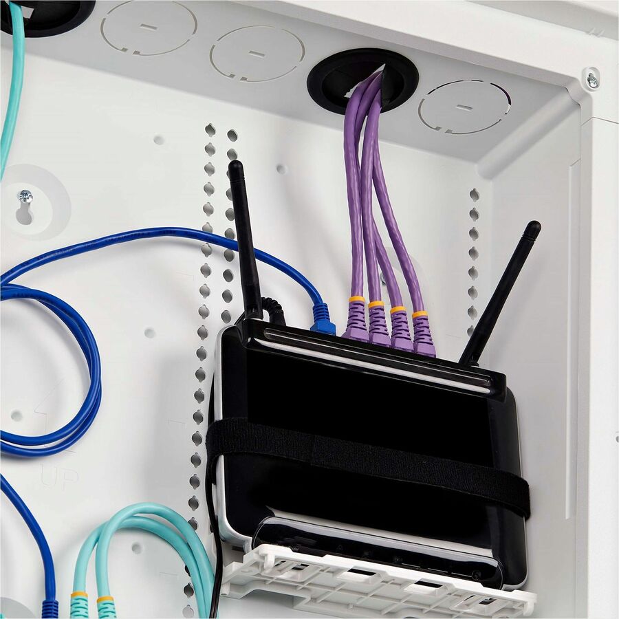 StarTech.com 28-Inch Wall-Mount Media Enclosure for Network Equipment and Cable Management