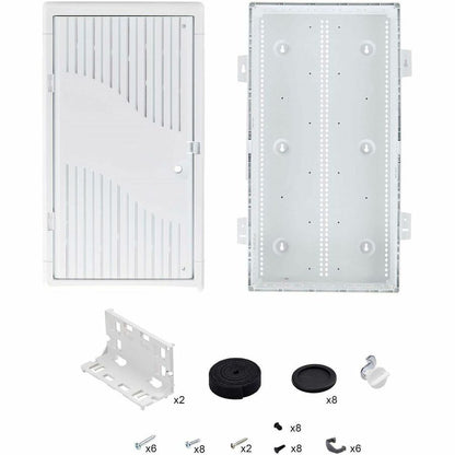 StarTech.com 28-Inch Wall-Mount Media Enclosure for Network Equipment and Cable Management
