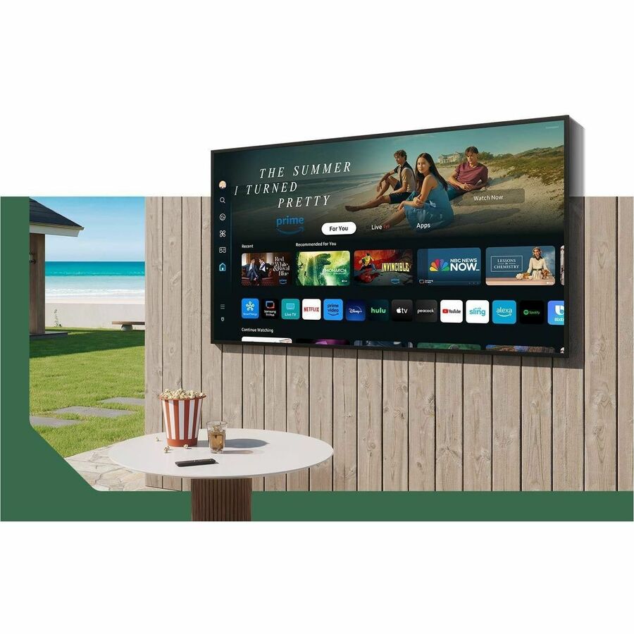 Samsung The Terrace LST7D 55-Inch Neo QLED 4K Outdoor TV with HDR, Smart Tizen OS, and IP56 Durability