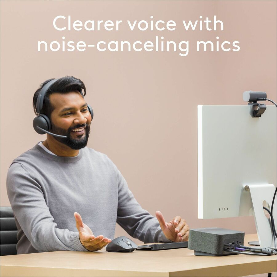 Logitech Zone Wireless 2 Noise Canceling Headset with Hybrid ANC and Bluetooth 5.2