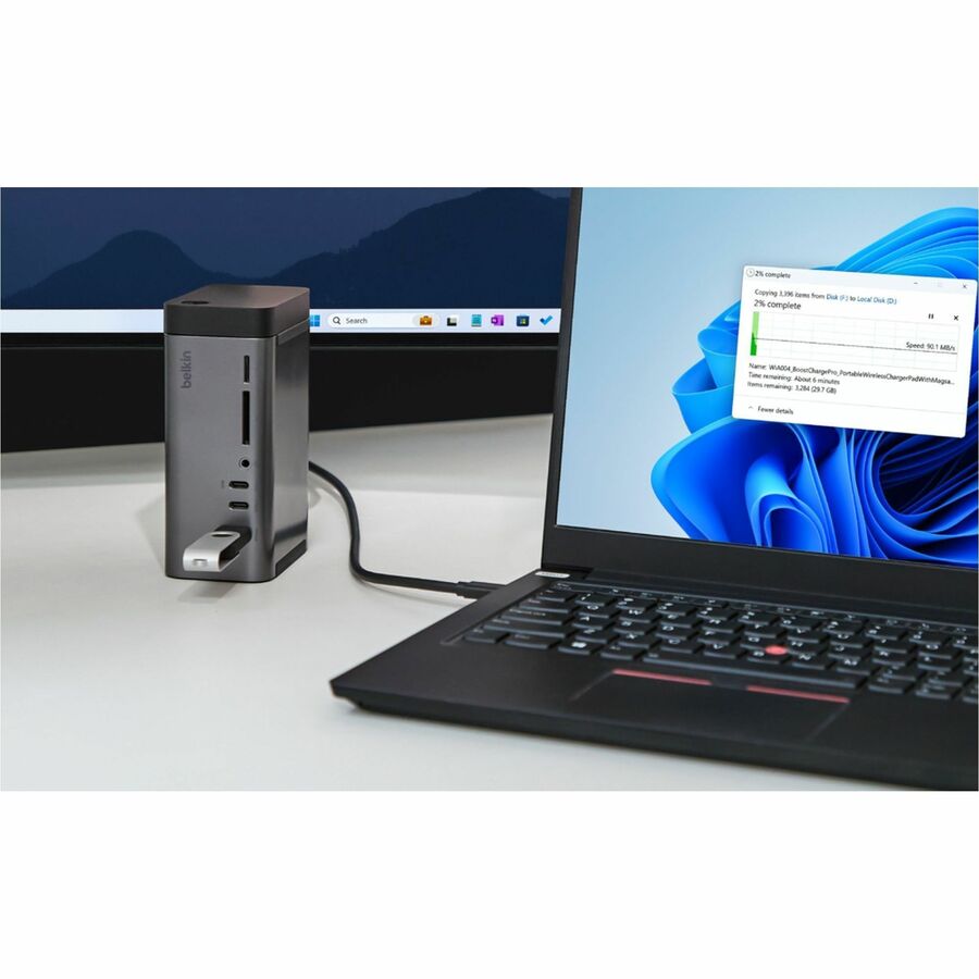 Belkin Connect USB-C 11-in-1 Pro GaN Dock 150W – Multi-Display Docking Station with Ethernet, Charging, and 4K Support