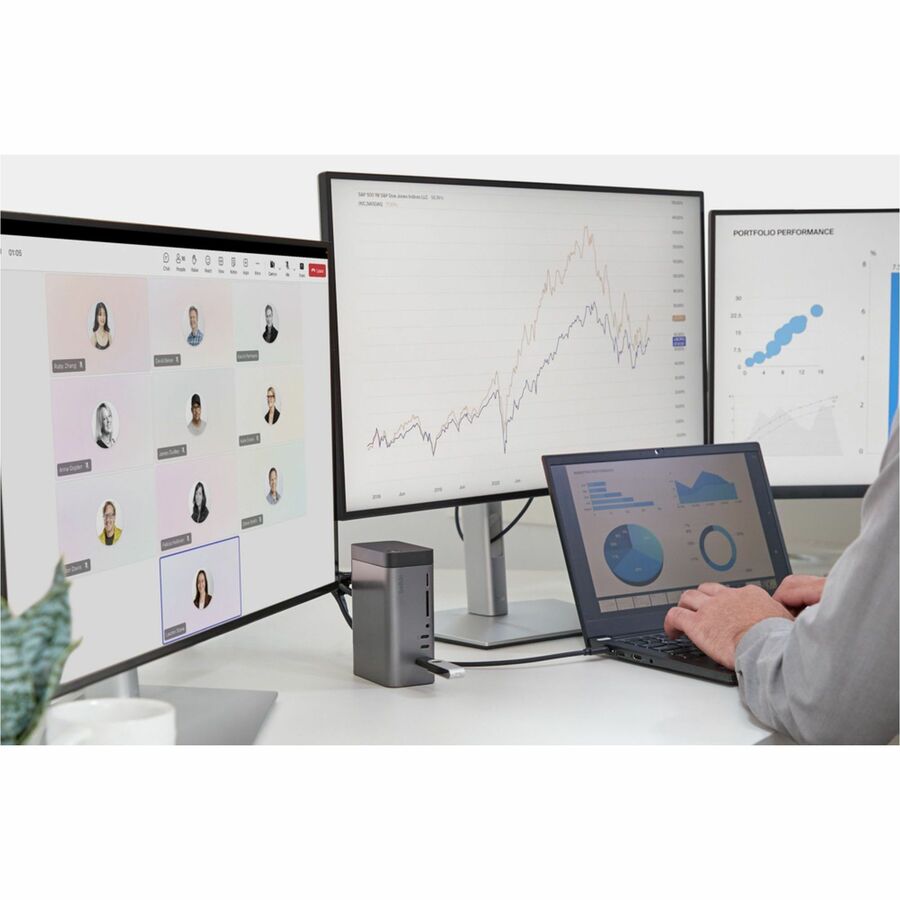 Belkin Connect USB-C 11-in-1 Pro GaN Dock 150W – Multi-Display Docking Station with Ethernet, Charging, and 4K Support