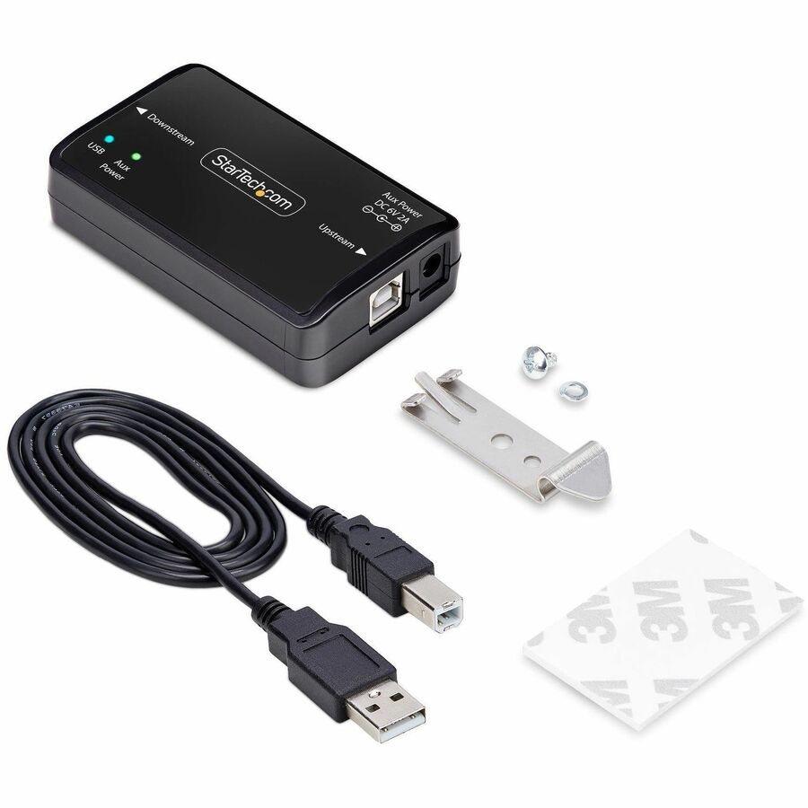 StarTech.com U1-USB-ISOLATOR USB Galvanic Isolator – Protects Critical Devices from Voltage Spikes up to 6,000V, DIN Rail Mountable, IP40 Dust/Water Resistance