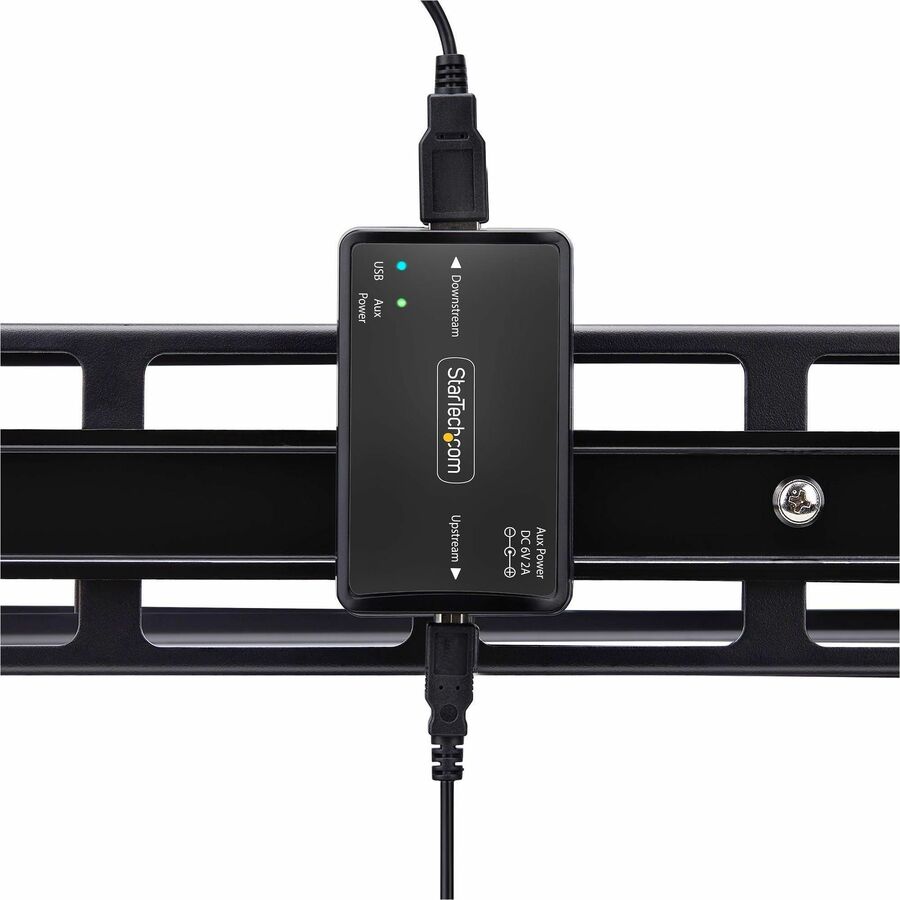 StarTech.com U1-USB-ISOLATOR USB Galvanic Isolator – Protects Critical Devices from Voltage Spikes up to 6,000V, DIN Rail Mountable, IP40 Dust/Water Resistance