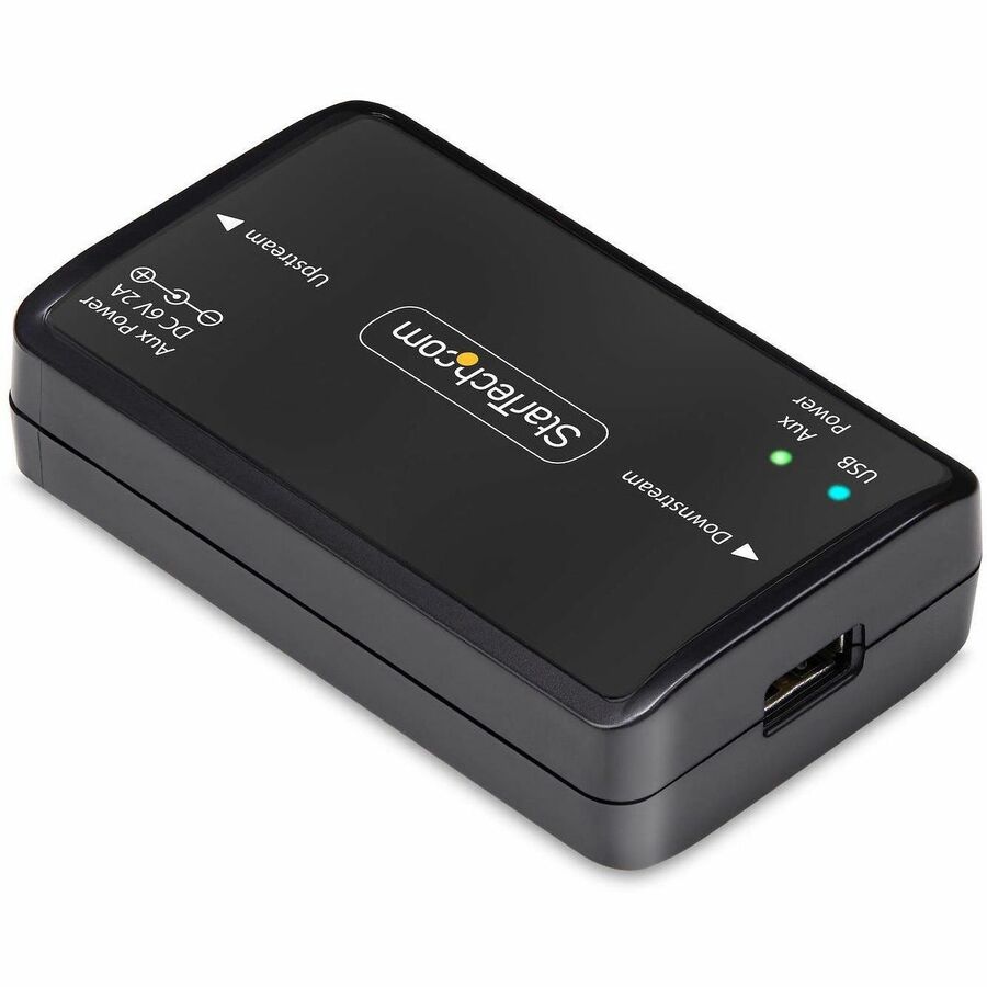 StarTech.com U1-USB-ISOLATOR USB Galvanic Isolator – Protects Critical Devices from Voltage Spikes up to 6,000V, DIN Rail Mountable, IP40 Dust/Water Resistance