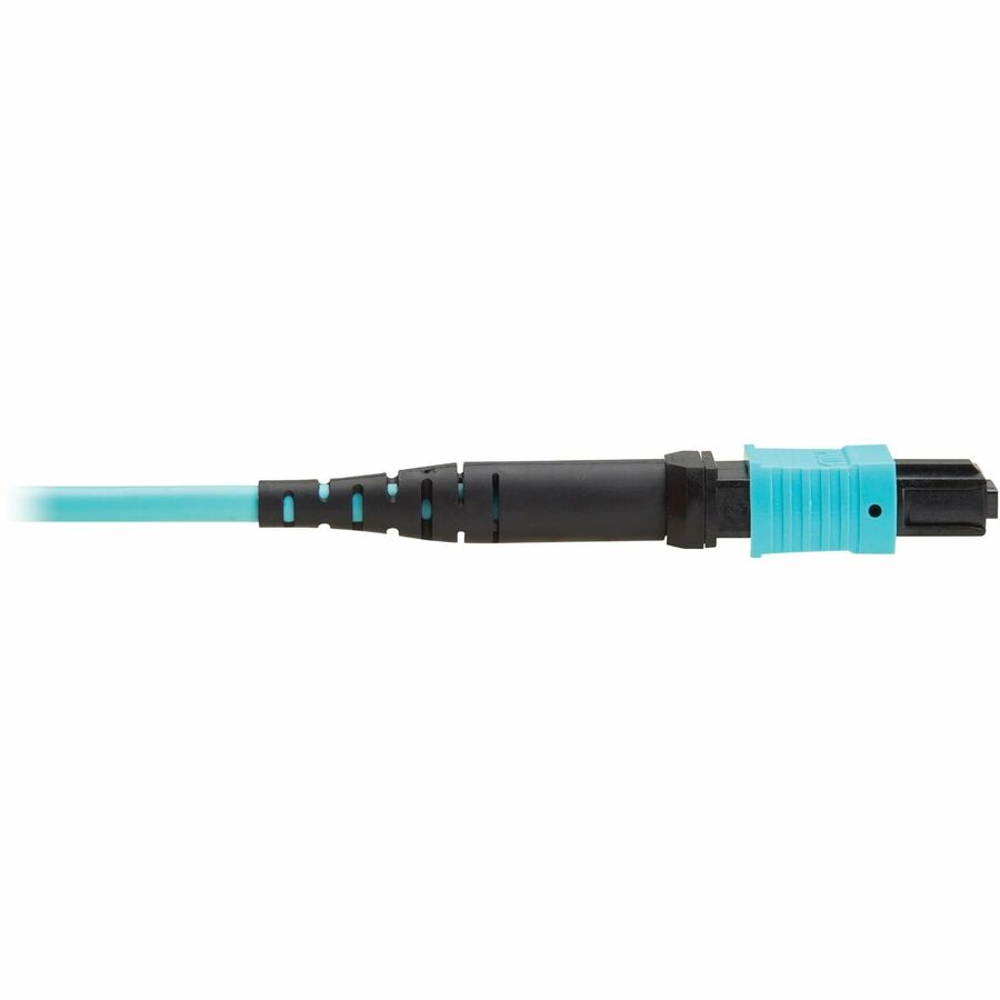 Eaton Tripp Lite Series 100G OM4 Multimode Fiber Optic Cable N845A-01M-12TAA – 3.28 ft, MPO MPO, Aqua Jacket, TAA Compliant