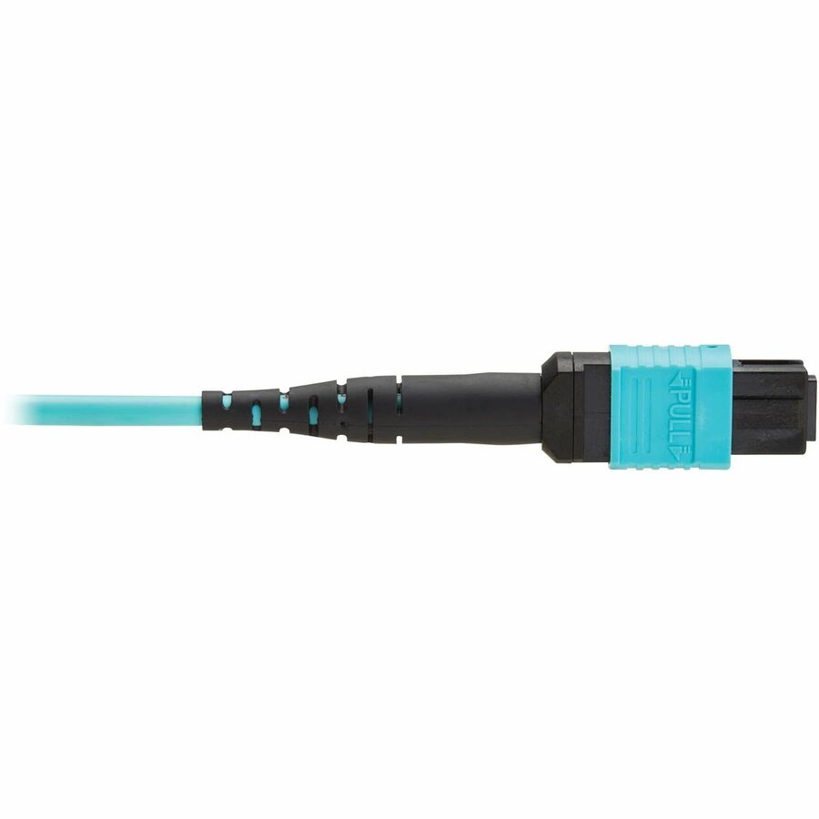 Eaton Tripp Lite Series 100G OM4 Multimode Fiber Optic Cable N845A-01M-12TAA – 3.28 ft, MPO MPO, Aqua Jacket, TAA Compliant