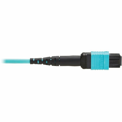 Eaton Tripp Lite Series 100G OM4 Multimode Fiber Optic Cable N845A-01M-12TAA – 3.28 ft, MPO MPO, Aqua Jacket, TAA Compliant