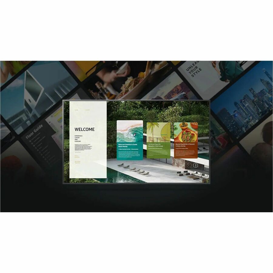 Samsung Crystal HCU708 HG43CU708NF 43-Inch 4K UHD Smart LED-LCD Hospitality TV with bLAN and Smart Hub