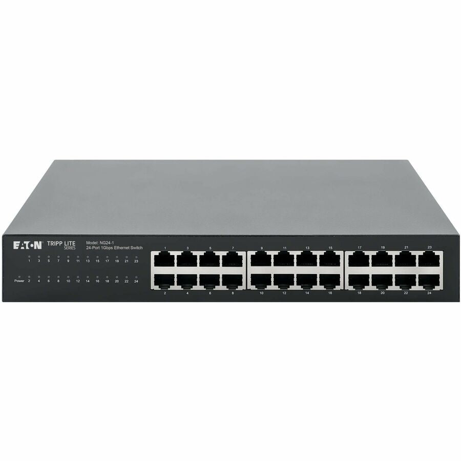 Eaton Tripp Lite Series NG24-1 24-Port Gigabit Ethernet Unmanaged Switch for Small Offices and Workgroups