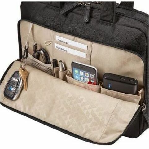 Case Logic Notion 14-inch Laptop Bag - Black with Impact Foam Protection and Multiple Storage Compartments