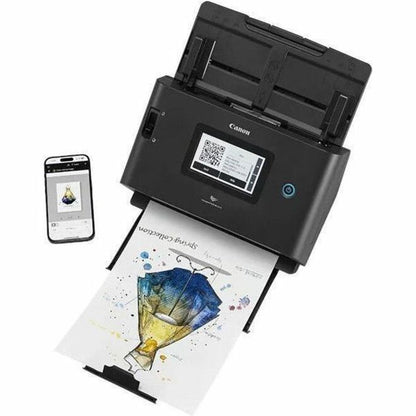 Canon ImageFORMULA DR-S350NW Office Document Scanner - Compact Dual-Mode Sheetfed Scanner with Wi-Fi and High-Speed Duplex Scanning