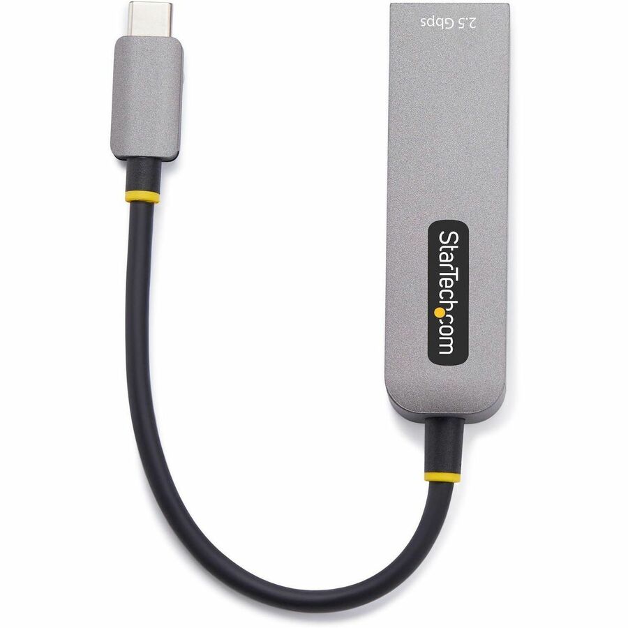 StarTech.com 2.5GbE USB-C to Ethernet Adapter with 100W Power Delivery - Space Gray