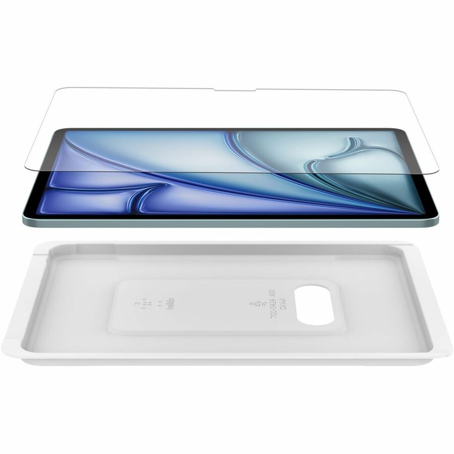 Belkin ScreenForce TemperedGlass Screen Protector for Apple iPad Air 11" (2024) – 9H Impact & Scratch Resistance with Case Compatibility