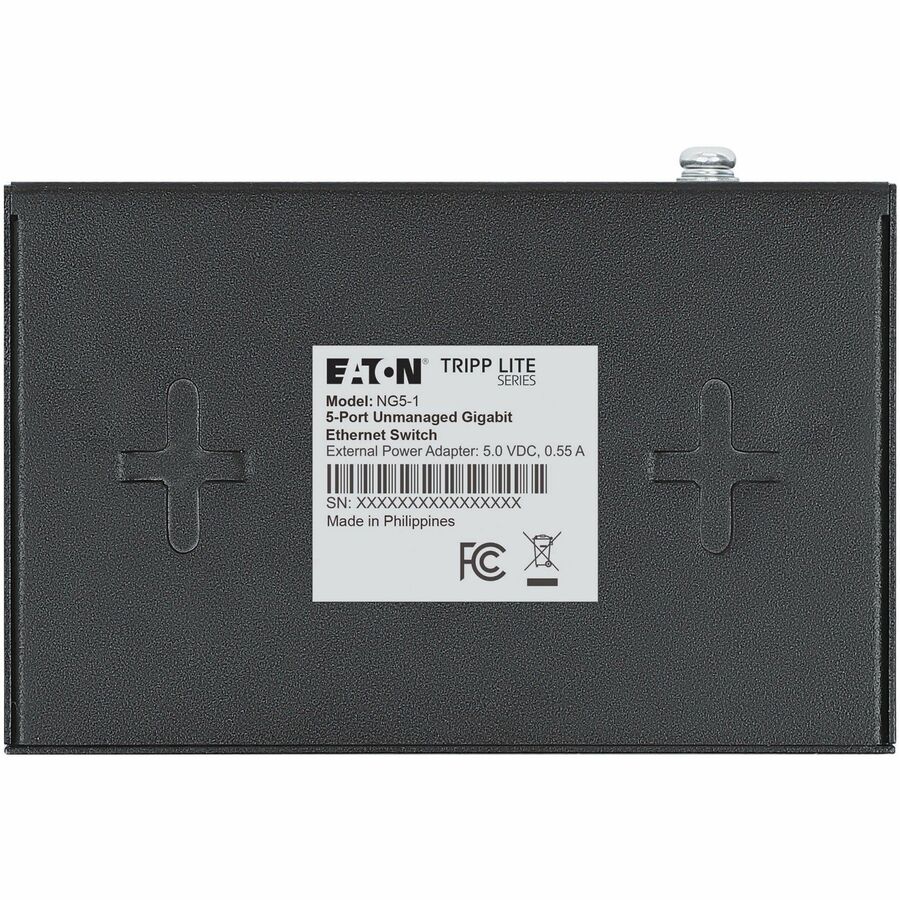 Eaton Tripp Lite Series 5-Port Gigabit Ethernet Switch (NG5-1) for Small Office and Home Networks