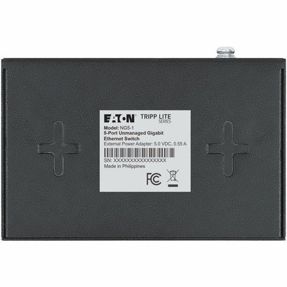 Eaton Tripp Lite Series 5-Port Gigabit Ethernet Switch (NG5-1) for Small Office and Home Networks