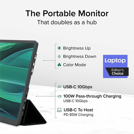 Plugable Portable Monitor and Keyboard Bundle (PDMON-BTKEY) for Enhanced Mobile Productivity