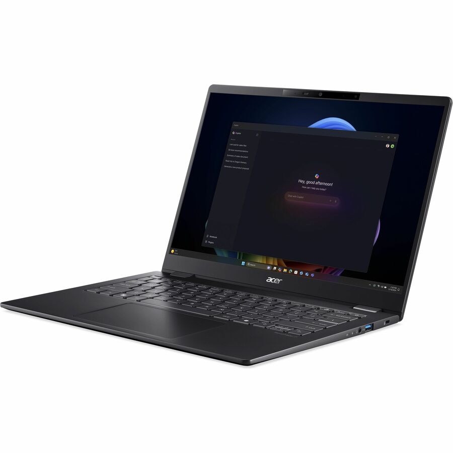 Acer TravelMate P6 14 AI Notebook with Core Ultra 7 Processor and 14-Inch WUXGA Touchscreen