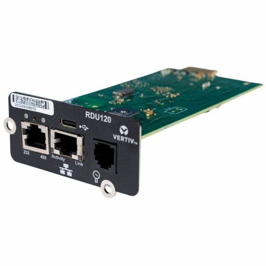 Vertiv Liebert RDU120 Network Management Card with Gigabit Ethernet and Secure Protocols