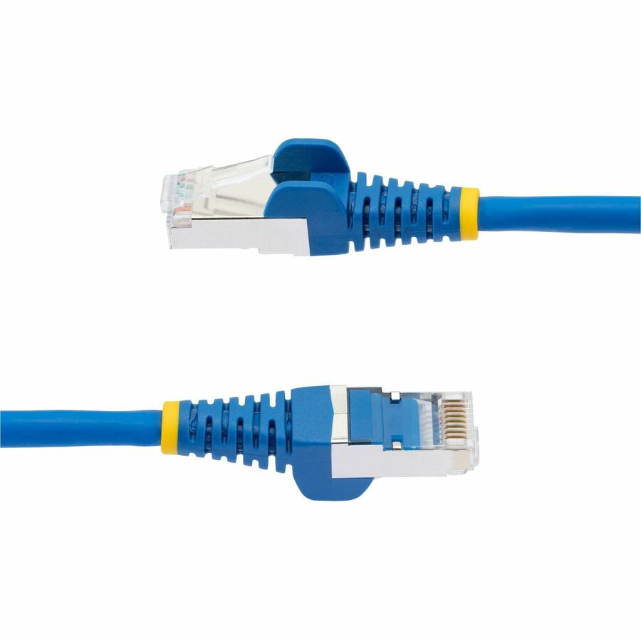 StarTech.com 50ft Blue CAT6a Ethernet Cable with Shielded S/FTP Construction and Gold-Plated Connectors