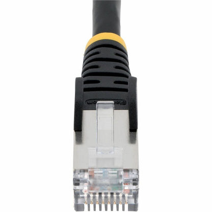 StarTech.com 1ft CAT6a Ethernet Cable with LSZH Jacket - Shielded, High-Speed 10 Gbps, PoE++ Support, Snagless RJ45 Connectors
