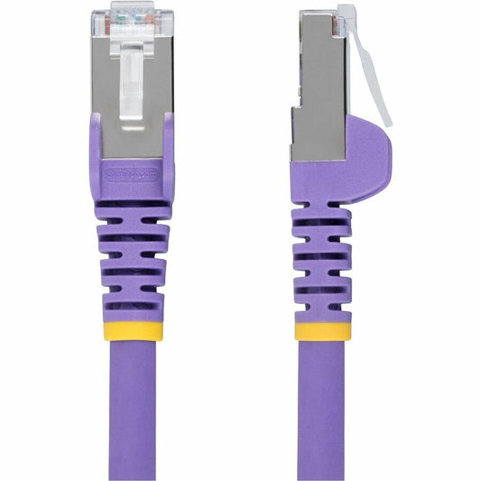 StarTech.com 10 ft Purple CAT6a Ethernet Cable with Snagless RJ-45 Connectors and Shielded S/FTP Design