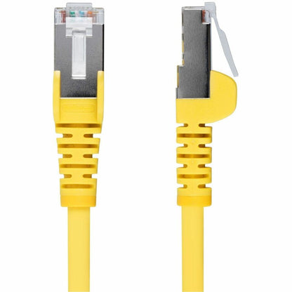 StarTech.com 10ft Yellow Cat6a Ethernet Cable with S/FTP Shielding and Gold Connectors