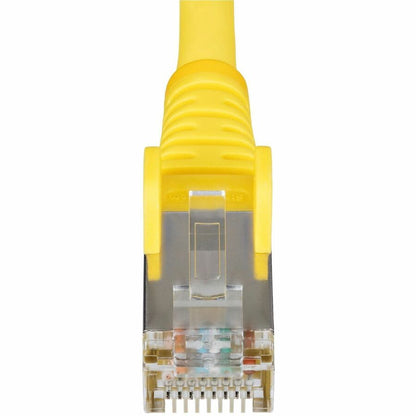StarTech.com 10ft Yellow Cat6a Ethernet Cable with S/FTP Shielding and Gold Connectors