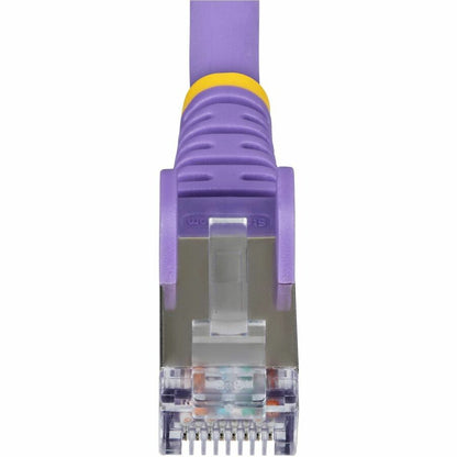 StarTech.com 25ft Purple CAT6a Ethernet Cable, Snagless RJ45, 10G, 100W PoE, S/FTP, LSZH, 27AWG Bare Copper, 500MHz, Shielded Network Cord