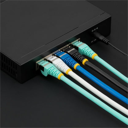 StarTech.com 25ft Purple CAT6a Ethernet Cable, Snagless RJ45, 10G, 100W PoE, S/FTP, LSZH, 27AWG Bare Copper, 500MHz, Shielded Network Cord