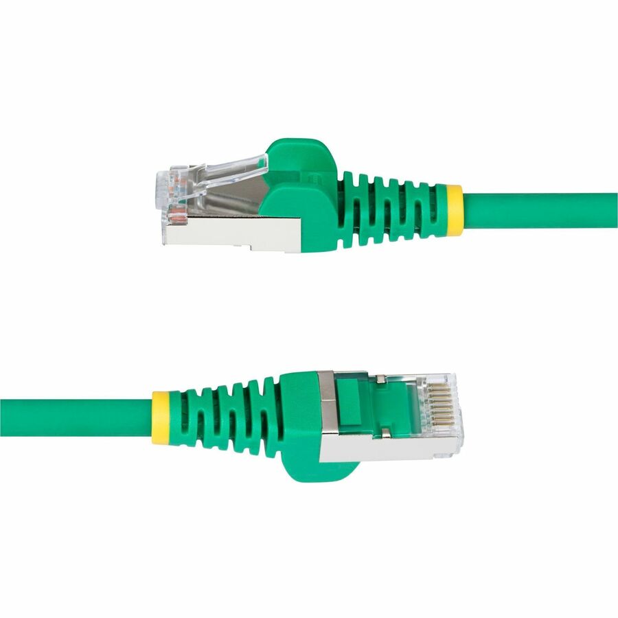 StarTech.com 5ft Green Cat6a Ethernet Cable with Snagless RJ-45 Connectors for 10 Gbps Networks and PoE Support