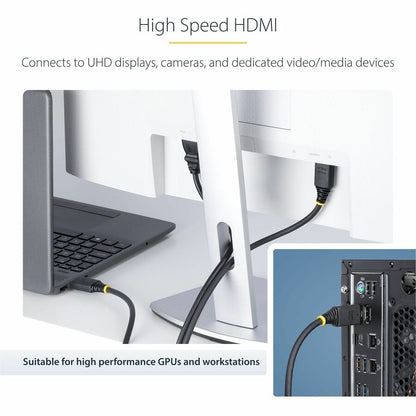 StarTech.com 1ft HDMI 2.0 Cable for 4K UHD and High-Performance Displays