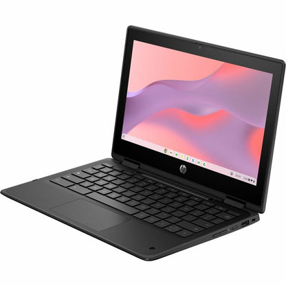 HP Fortis Flip G1m 11.6" Touchscreen Convertible 2 in 1 Chromebook - HD - Octa-core (ARM Cortex A76 + Cortex A55) - 64 GB Flash Memory - English Keyboard - Jet Black - Smart Buy