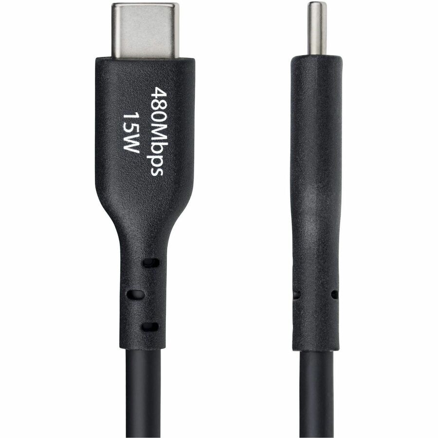 StarTech.com 10ft USB-A to USB-C Charging and Data Transfer Cable - 3A Fast Charging, USB 2.0, Durable TPE Jacket