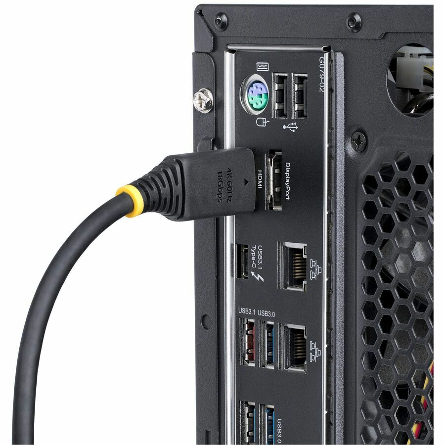 StarTech.com 3ft High Speed HDMI Cable with Gripping Connectors for 4K UHD and Gaming